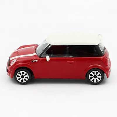 Mini Cooper S - Röd - Bburago - 8 cm
