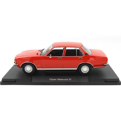Opel Rekord D - Röd - 1972 - MCG - 1:18