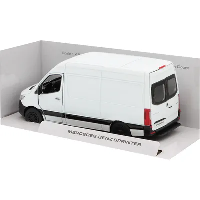2020 Mercedes-Benz Sprinter - Hvid - 1:48 - Kinsmart