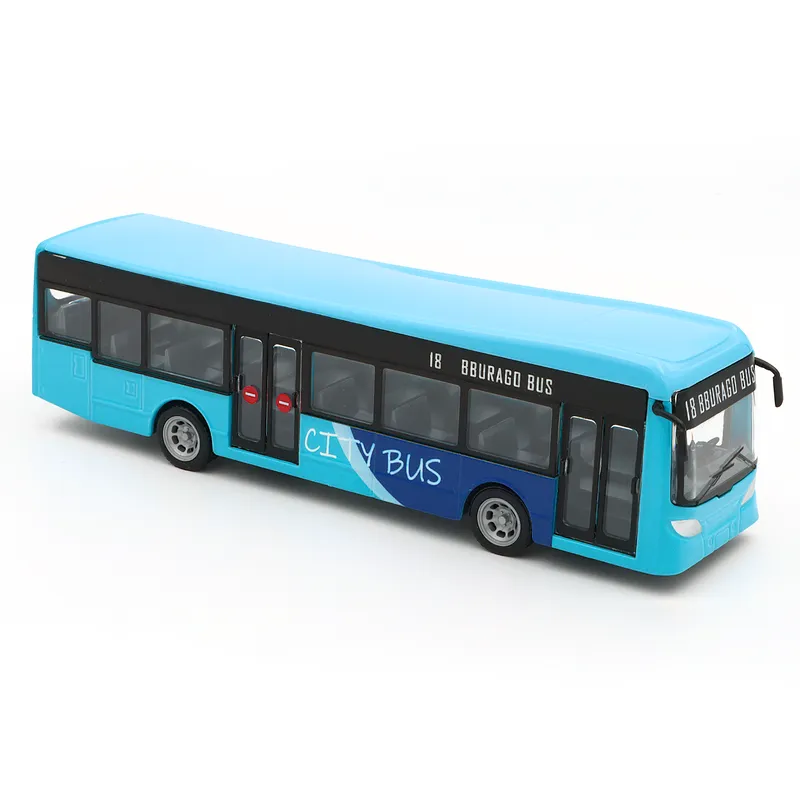 City Bus - Blå - Bburago - 19 cm