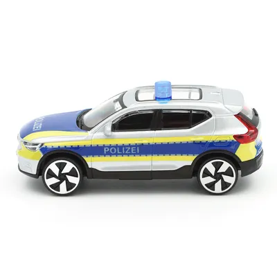 Volvo EX40 - Polisbil Tyskland - Bburago - 10 cm