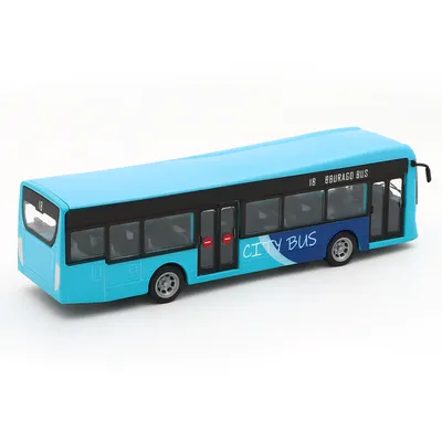 City Bus - Blå - Bburago - 19 cm