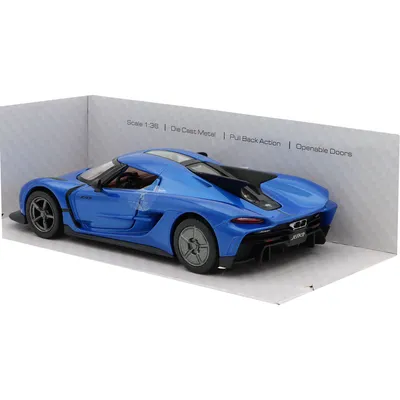 Koenigsegg Jesko Absolut - Blå - 1:36 - Kinsmart