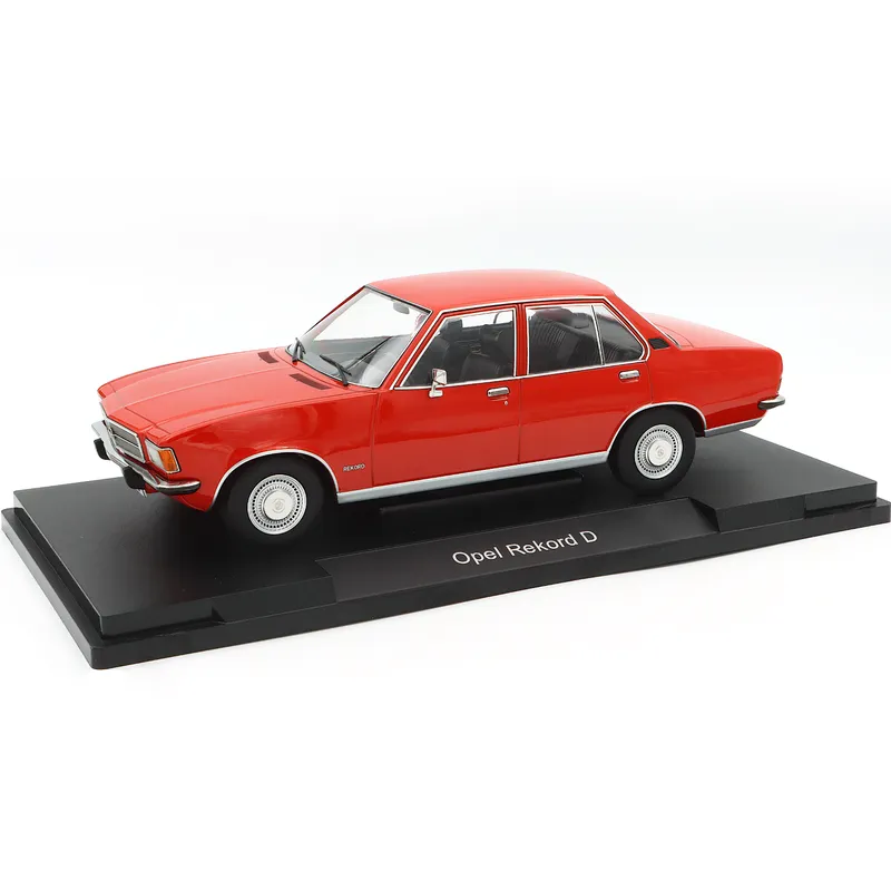 Opel Rekord D - Röd - 1972 - MCG - 1:18