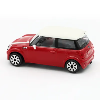 Mini Cooper S - Röd - Bburago - 8 cm