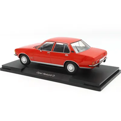 Opel Rekord D - Röd - 1972 - MCG - 1:18