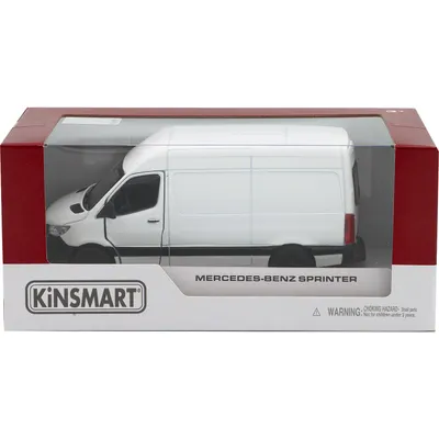 2020 Mercedes-Benz Sprinter - Hvid - 1:48 - Kinsmart