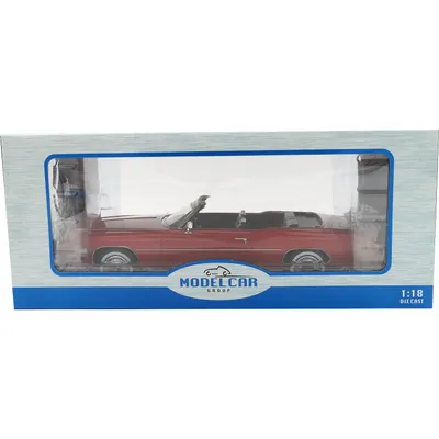 Cadillac Eldorado Convertible - 1976 - Röd - Modelcar Group - 1:18