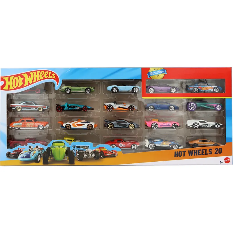 Hot Wheels 20 - Multipack med 20 leksaksbilar