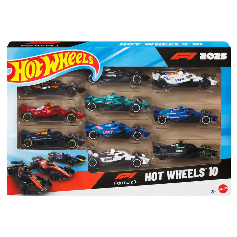 10-pack Formula 1 - 2025 - Hot Wheels
