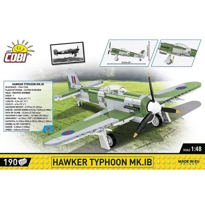 Hawker Typhoon MK.1B - Byggklossar - 5864 - COBI - 1:48
