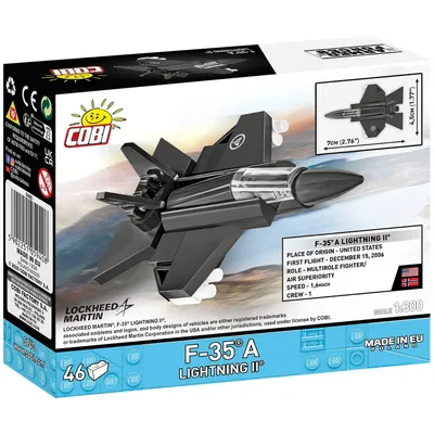 F-35A Lightning II - Klossbyggmodell - 5940 - COBI - 1:300