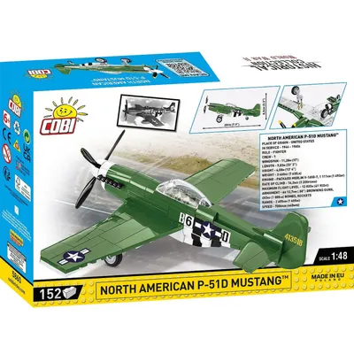North American P-51D Mustang - Byggesæt - 5860 - COBI - 1:48