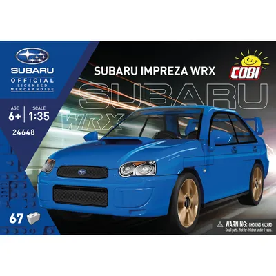 Subaru Impreza WRX - Blå - Klossbyggmodell - 24648 - COBI - 1:35