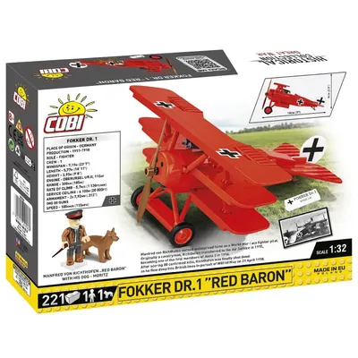 Fokker Dr.1 "Red Baron" - Byggklossar - 2996 - COBI - 1:32