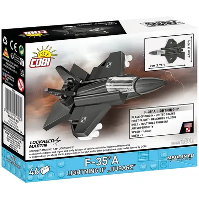 F-35A Lightning II "Husarz"- Klossbyggmodell - 5926 - COBI - 1:300