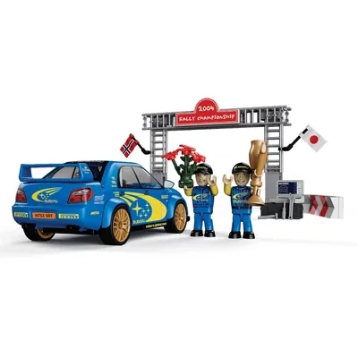 Subaru Impreza WRC 2004 - Blå - Klossbyggmodell - 24652 - COBI - 1:35