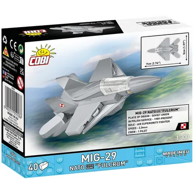 MIG-29 Nato "Fulcrum" - Klossbyggmodell - 5928 - COBI - 1:300