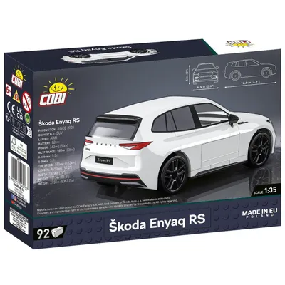 Skoda Enyaq RS - Vit - Klossbyggmodell - 24575 - COBI - 1:35