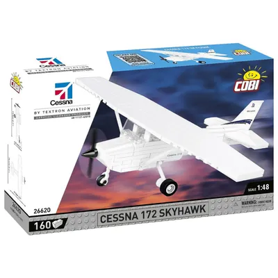 Cessna 172 Skyhawk - Vit - Byggklossar - 26620 - COBI - 1:48