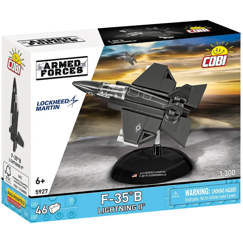 F-35B Lightning II - Klossbyggmodell - 5927 - COBI - 1:300