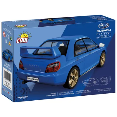 Subaru Impreza WRX - Blå - Klossbyggmodell - 24648 - COBI - 1:35