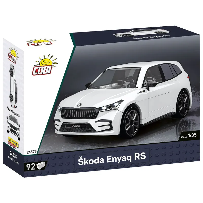 Skoda Enyaq RS - Vit - Klossbyggmodell - 24575 - COBI - 1:35