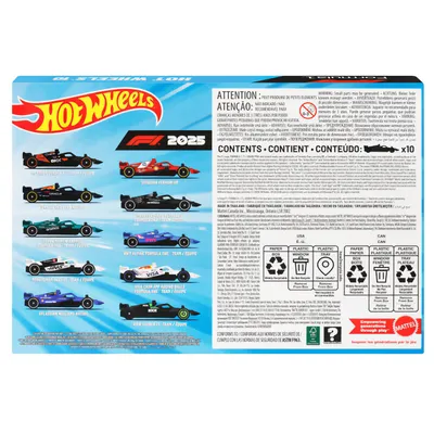 10-pack Formula 1 - 2025 - Hot Wheels