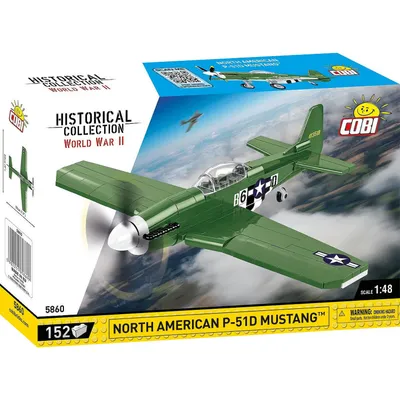North American P-51D Mustang - Byggesæt - 5860 - COBI - 1:48