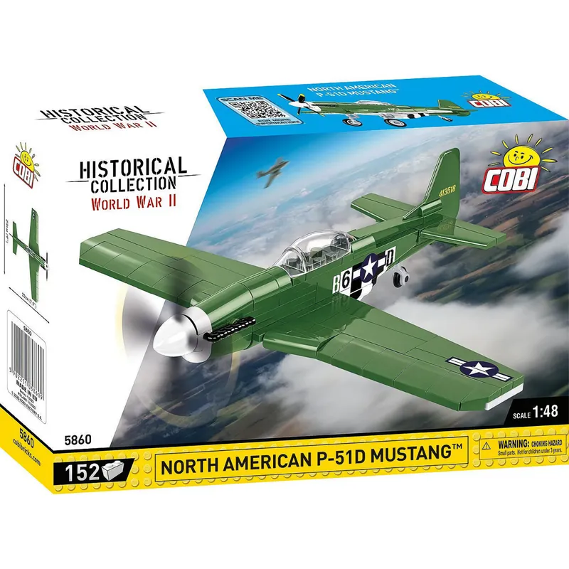 North American P-51D Mustang - Byggklossar - 5860 - COBI - 1:48