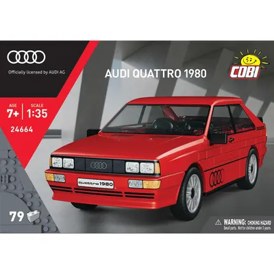 Audi Quattro 1980 - Röd - Klossbyggmodell - 24664 - COBI - 1:35