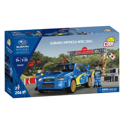 Subaru Impreza WRC 2004 - Blå - Klossbyggmodell - 24652 - COBI - 1:35