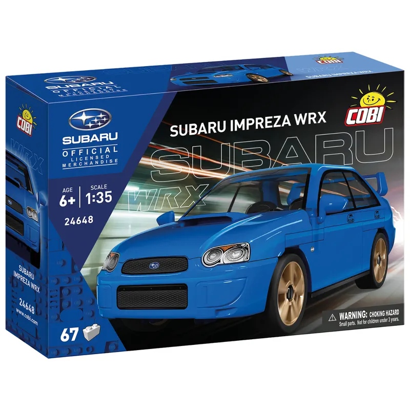 Subaru Impreza WRX - Blå - Klossbyggmodell - 24648 - COBI - 1:35