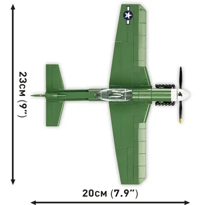North American P-51D Mustang - Byggesæt - 5860 - COBI - 1:48