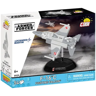 F-16C Fighting Falcon - Klossbyggmodell - 5929 - COBI - 1:300
