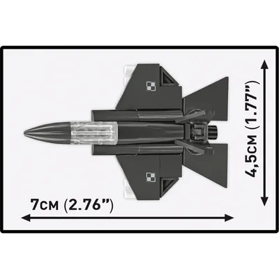 F-35A Lightning II "Husarz"- Klossbyggmodell - 5926 - COBI - 1:300