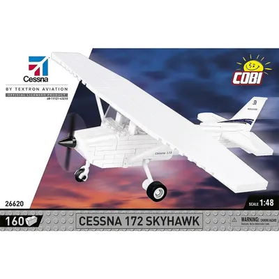 Cessna 172 Skyhawk - Vit - Byggklossar - 26620 - COBI - 1:48