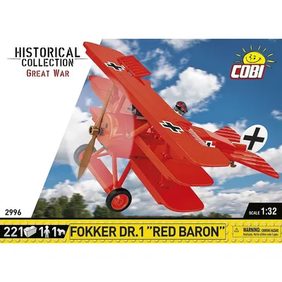 Fokker Dr.1 "Red Baron" - Byggklossar - 2996 - COBI - 1:32