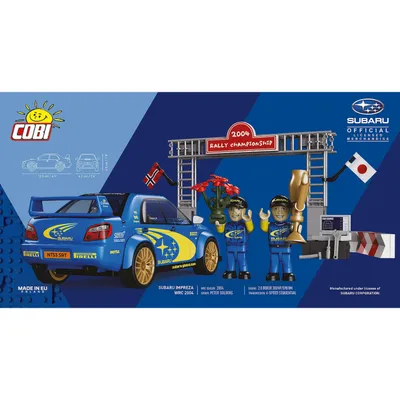 Subaru Impreza WRC 2004 - Blå - Klossbyggmodell - 24652 - COBI - 1:35
