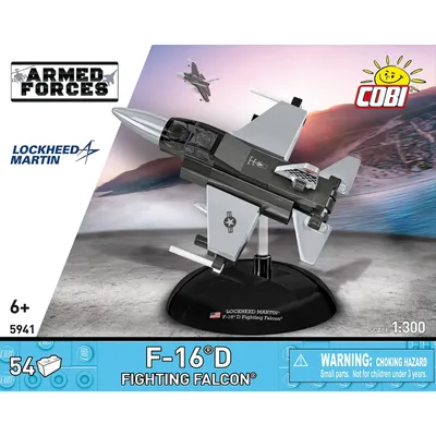 F-16D Fighting Falcon - Klossbyggmodell - 5941 - COBI - 1:300