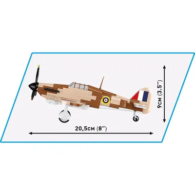 Hawker Hurricane MK.1 - Byggeklodser - 5866 - COBI - 1:48