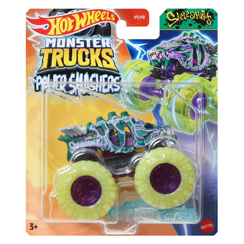 Skelesaurus - Power Smashers - Monster Truck - Hot Wheels