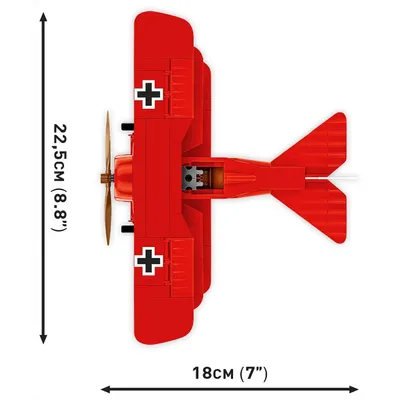 Fokker Dr.1 "Red Baron" - Byggklossar - 2996 - COBI - 1:32
