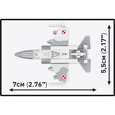 F-16C Fighting Falcon - Klossbyggmodell - 5929 - COBI - 1:300