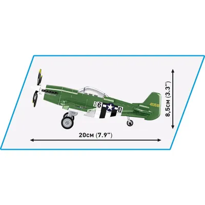 North American P-51D Mustang - Byggesæt - 5860 - COBI - 1:48