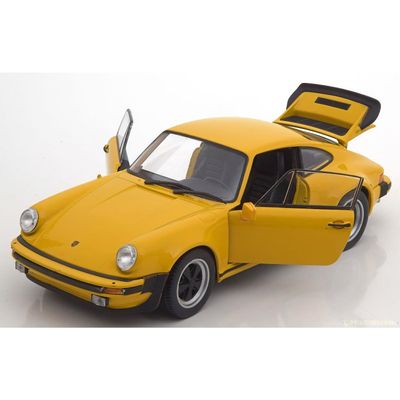 Porsche 911 Turbo - Gul - Welly - 1:24