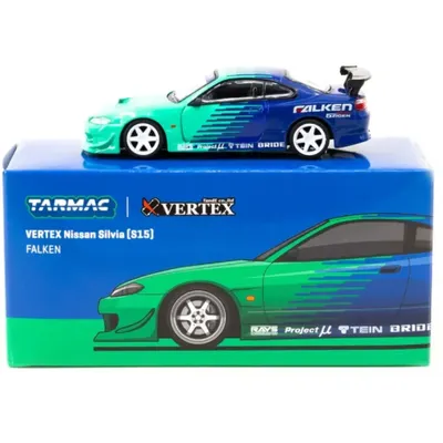 VERTEX Nissan Silvia (S15) - Falken - Tarmac Works - 1:64