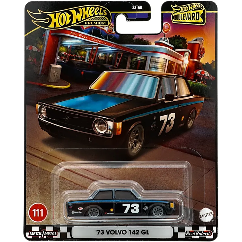 '73 Volvo 142 GL - Svart - Boulevard 111 - Hot Wheels