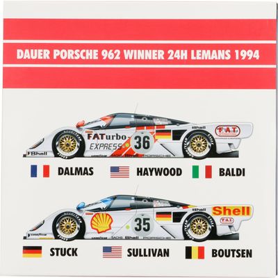 Dauer Porsche 962 Winner 24H Lemans 1994 - WERK83 - 1:43