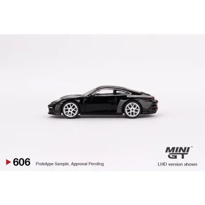 Porsche 911 GT3 Touring - Svart - 606 - Mini GT - 1:64